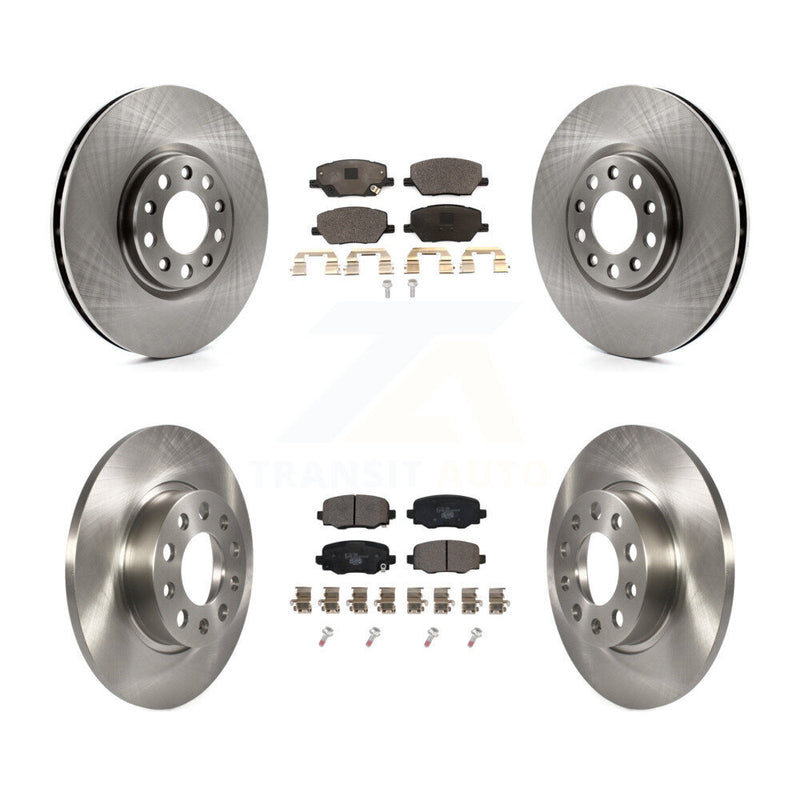 Transit Auto K8T-102859 Disc Brake Kit for 2015-2022 Fiat 500X, Jeep Renegade - Front and Rear product image