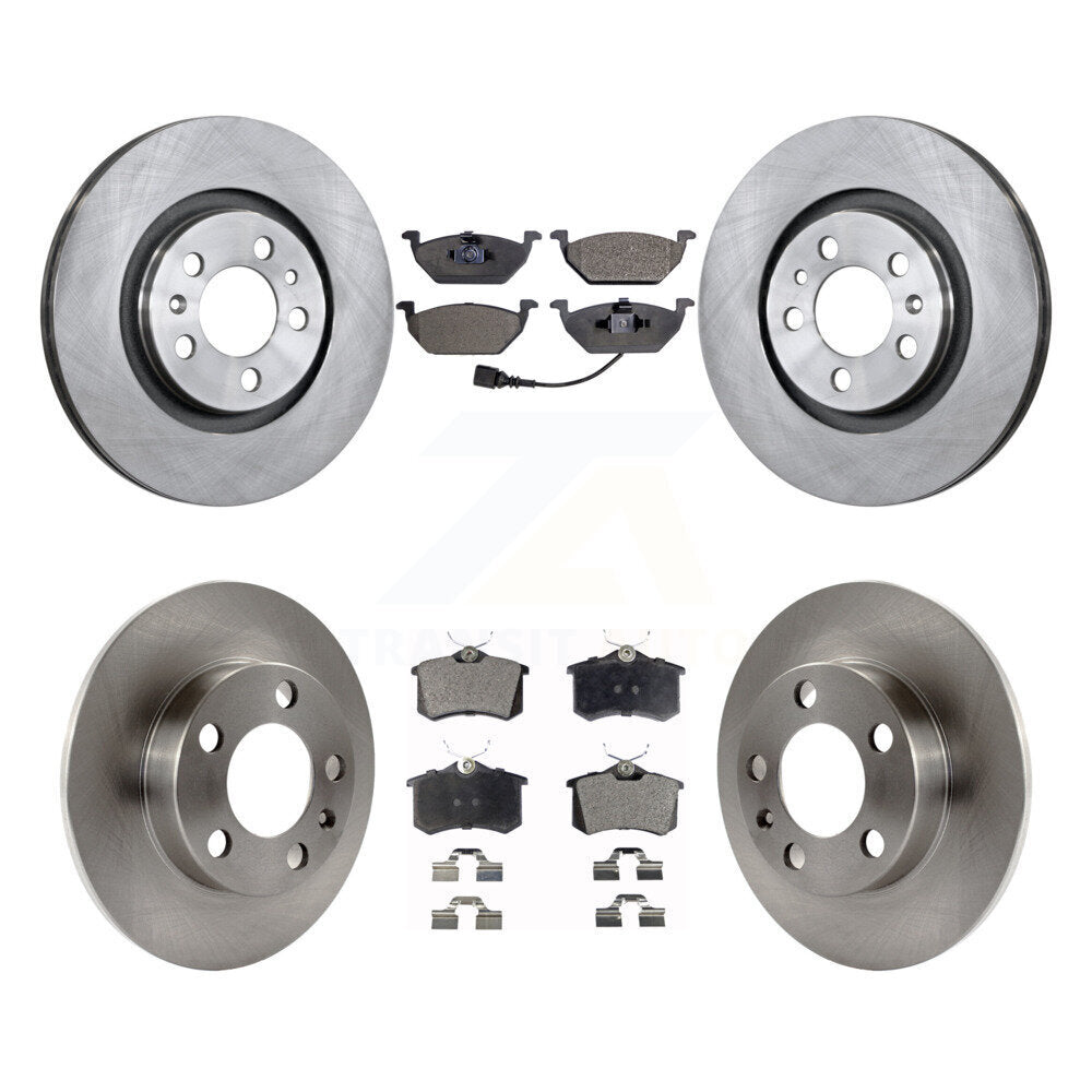 Transit Auto K8T-102862 Disc Brake Kit for 2007-2010 Volkswagen Beetle - Front and Rear product image