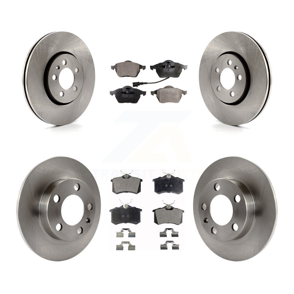 Transit Auto K8T-102863 Disc Brake Kit for 2007-2010 Volkswagen Beetle - Front and Rear product image