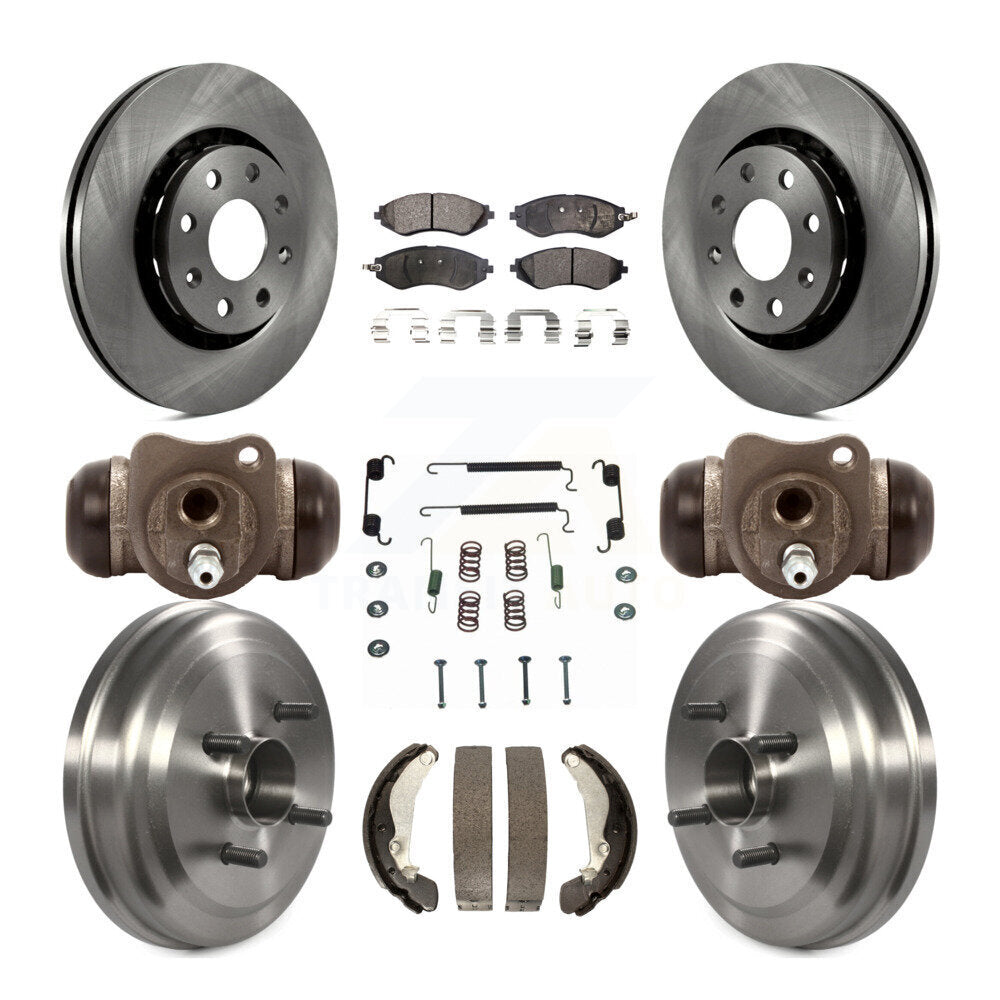 Transit Auto K8T-102903 Disc Brake Kit for 2004-2011 Pontiac G3, Chevrolet Aveo5, Pontiac Wave & more - Front and Rear product image