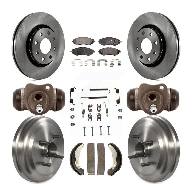 Transit Auto K8T-102903 Disc Brake Kit for 2004-2011 Pontiac G3, Chevrolet Aveo5, Pontiac Wave & more - Front and Rear product image