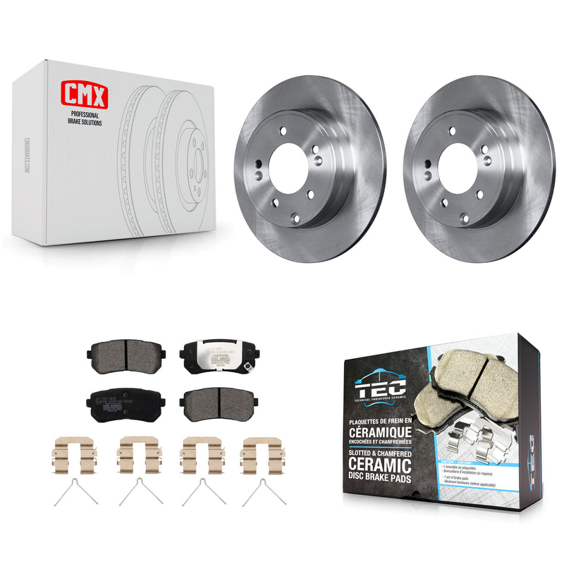 Transit Auto K8T-102979 Disc Brake Kit for 2016-2020 Hyundai Sonata, Kia Optima - Rear product image