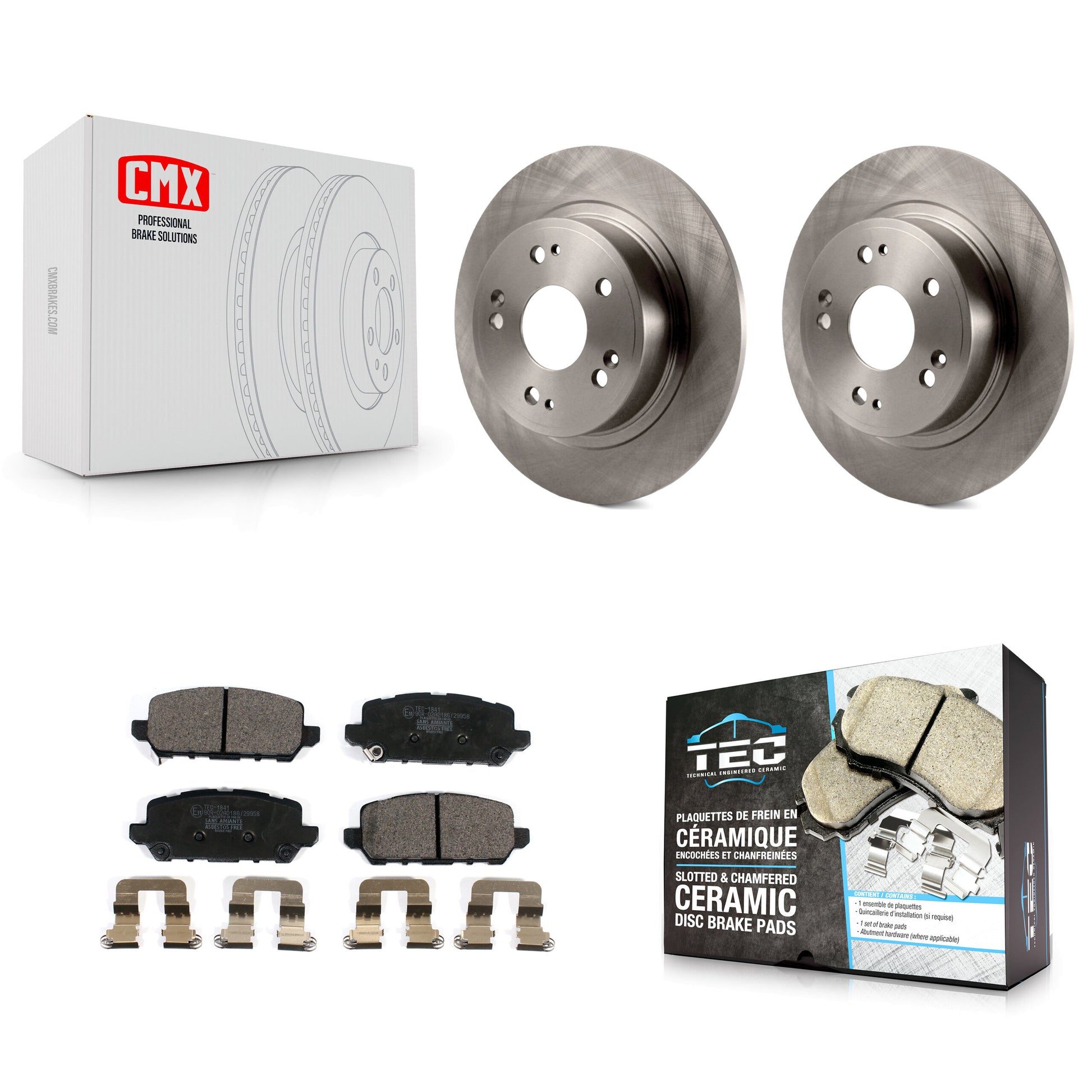 Transit Auto K8T-102980 Disc Brake Kit for 2016-2022 Honda HR-V - Rear product image