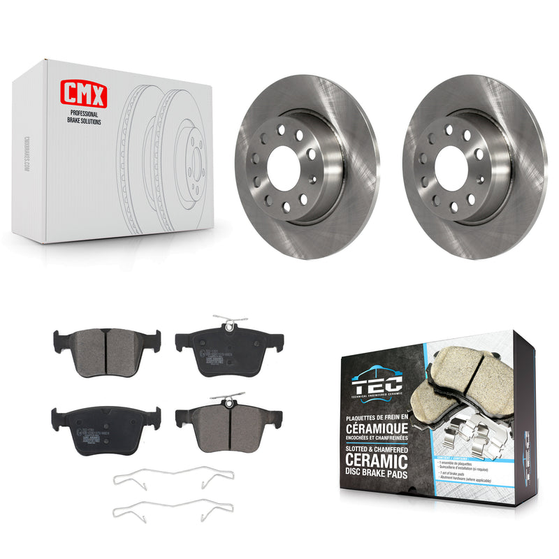 Transit Auto K8T-102984 Disc Brake Kit for 2015-2023 Volkswagen Taos, Audi A3, Audi A3 Sportback e-tron & more - Rear product image