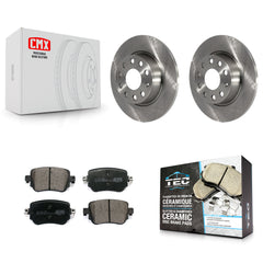 Transit Auto K8T-102985 Disc Brake Kit for 2015-2022 Volkswagen Golf, Volkswagen Golf SportWagen, Volkswagen Golf Alltrack & more - Rear product image