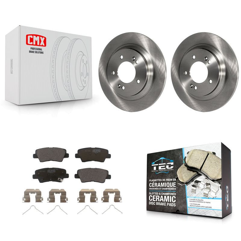 Transit Auto K8T-102988 Disc Brake Kit for 2017-2019 Kia Niro, Hyundai Ioniq - Rear product image
