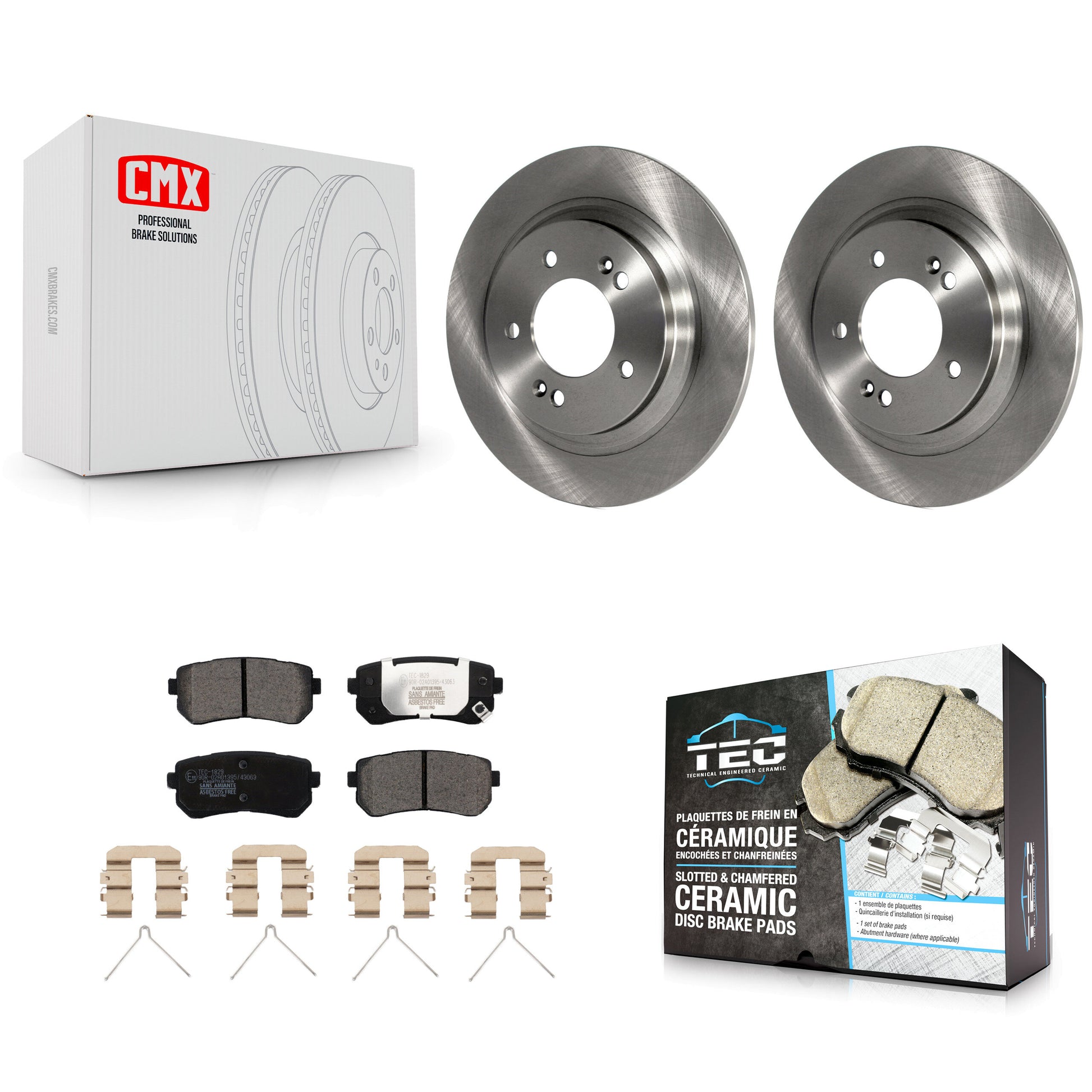 Transit Auto K8T-102989 Disc Brake Kit for 2016 Kia Optima - Rear product image