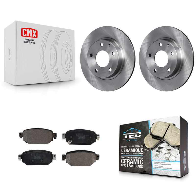 Transit Auto K8T-102991 Disc Brake Kit for 2017-2022 Mazda CX-3, Mazda 3, Mazda 3 Sport - Rear product image