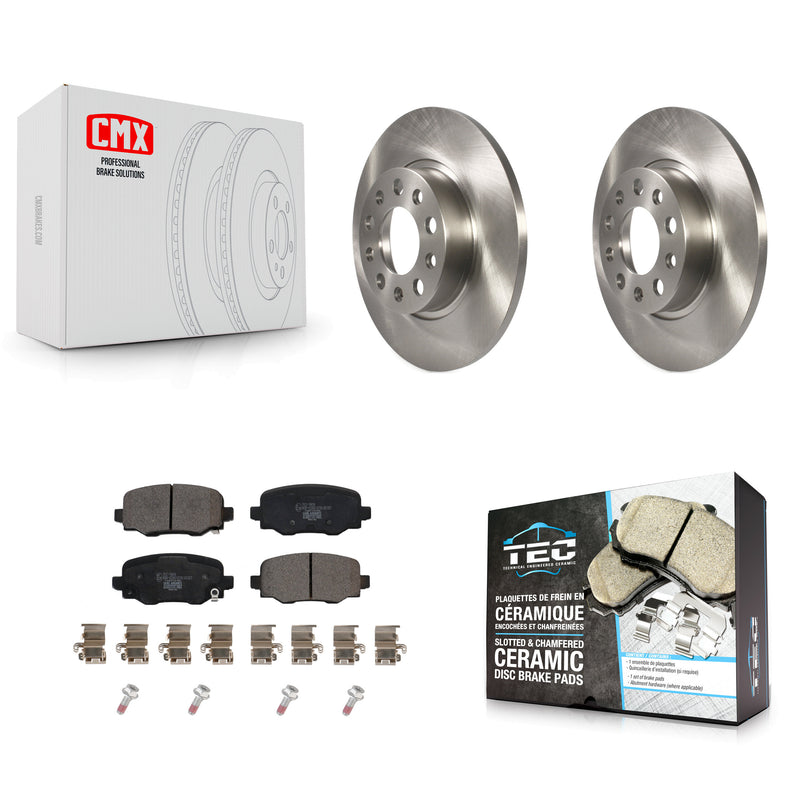 Transit Auto K8T-102992 Disc Brake Kit for 2015-2024 Dodge Hornet, Fiat 500X, Jeep Renegade - Rear product image
