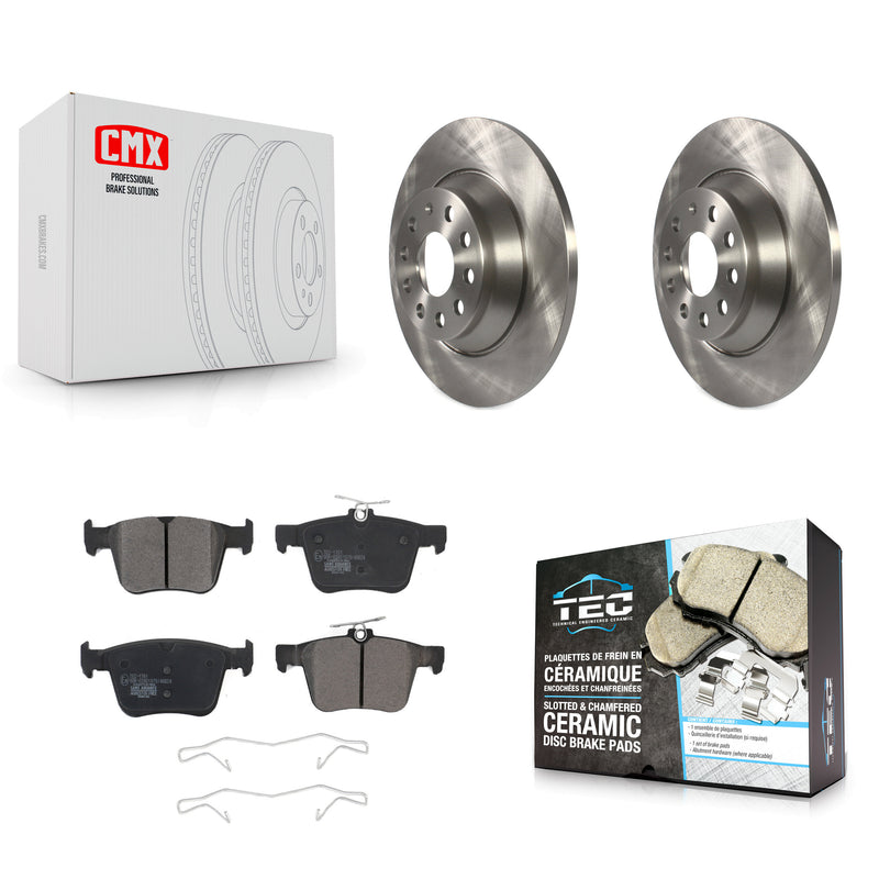 Transit Auto K8T-102993 Disc Brake Kit for 2016-2025 Audi Q3, Volkswagen Jetta, Audi TT Quattro & more - Rear product image