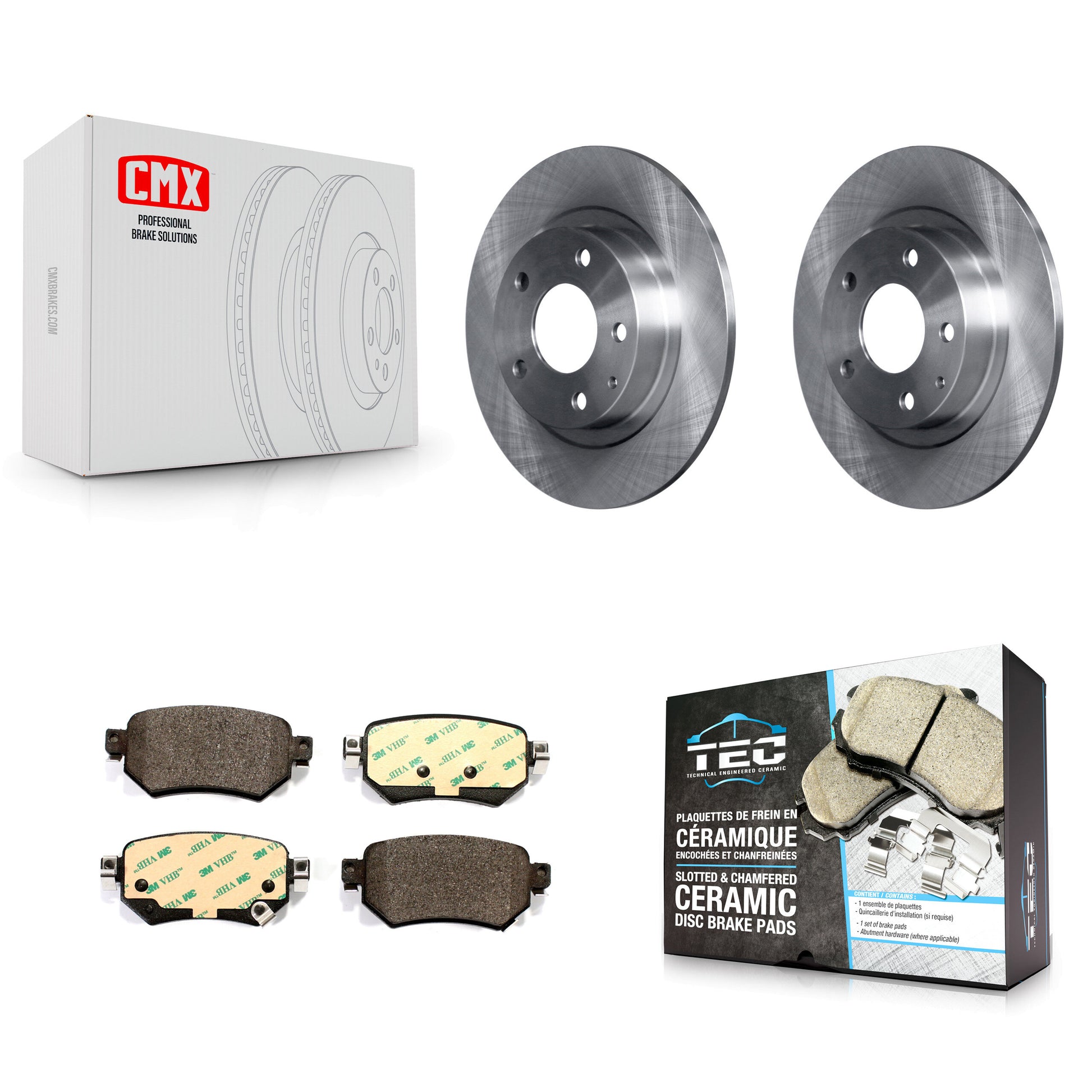 Transit Auto K8T-102995 Disc Brake Kit for 2016-2021 Mazda 6 - Rear product image
