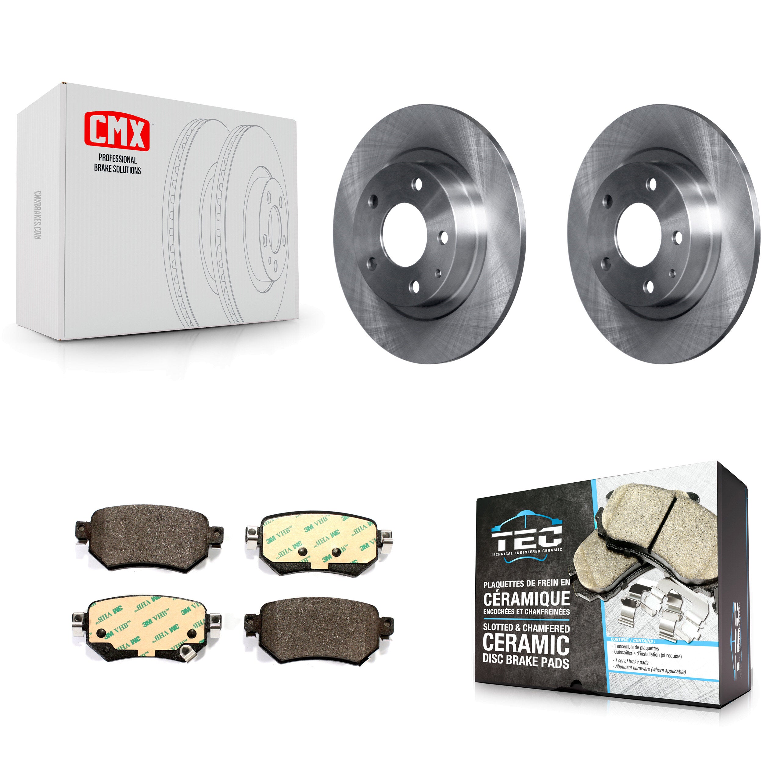 Transit Auto K8T-102995 Disc Brake Kit for 2016-2021 Mazda 6 - Rear product image