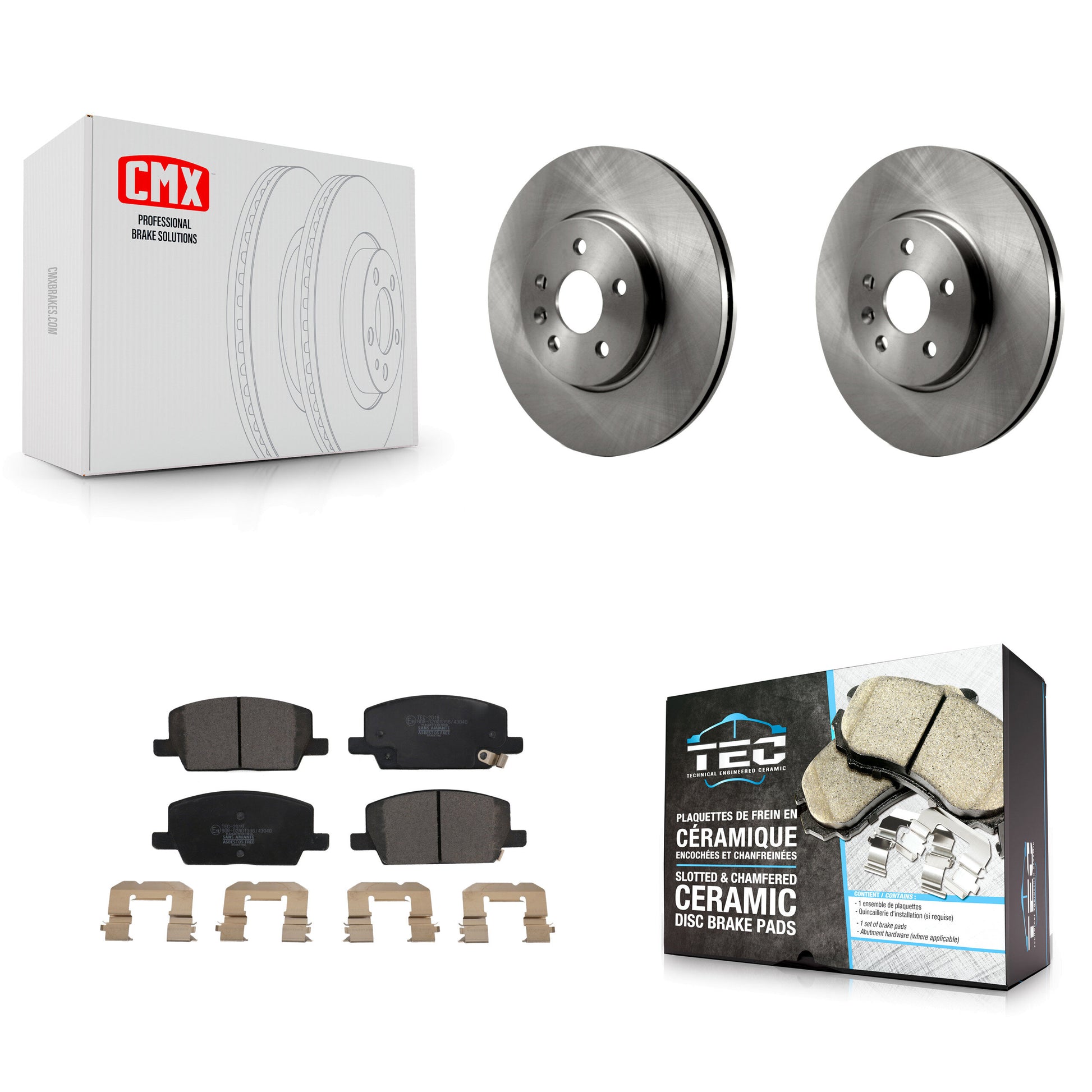 Transit Auto K8T-103013 Disc Brake Kit for 2018-2022 Chevrolet Trax, Buick Encore - Front product image