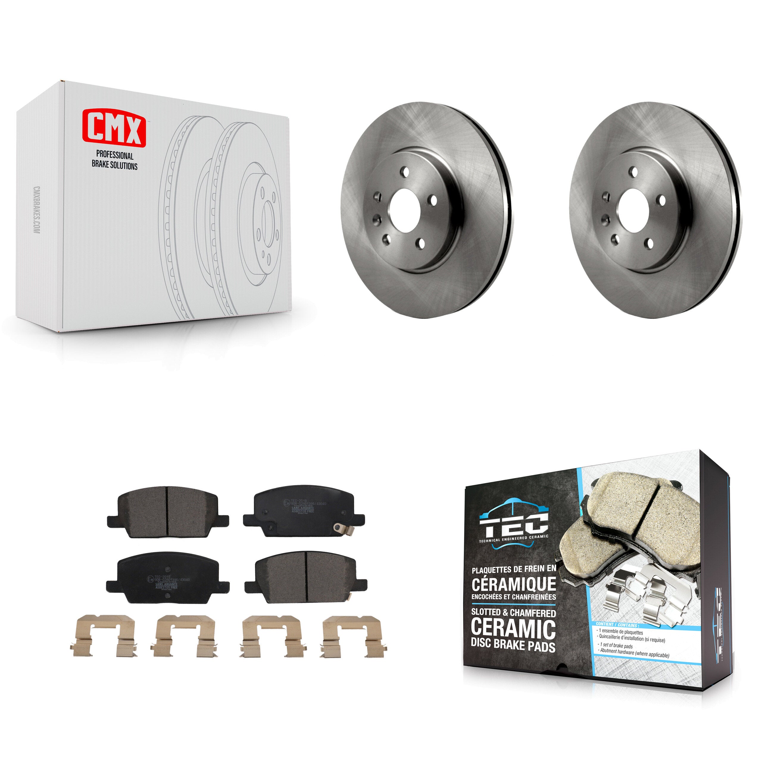 Transit Auto K8T-103013 Disc Brake Kit for 2018-2022 Chevrolet Trax, Buick Encore - Front product image