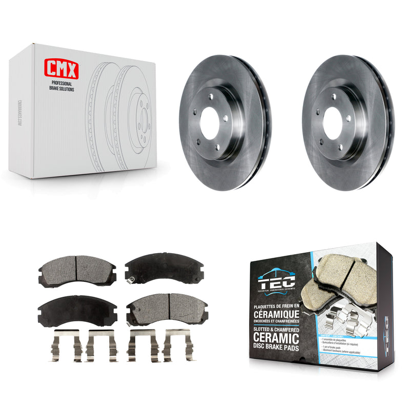 Transit Auto K8T-103014 Disc Brake Kit for 2017 Mitsubishi Lancer - Front product image