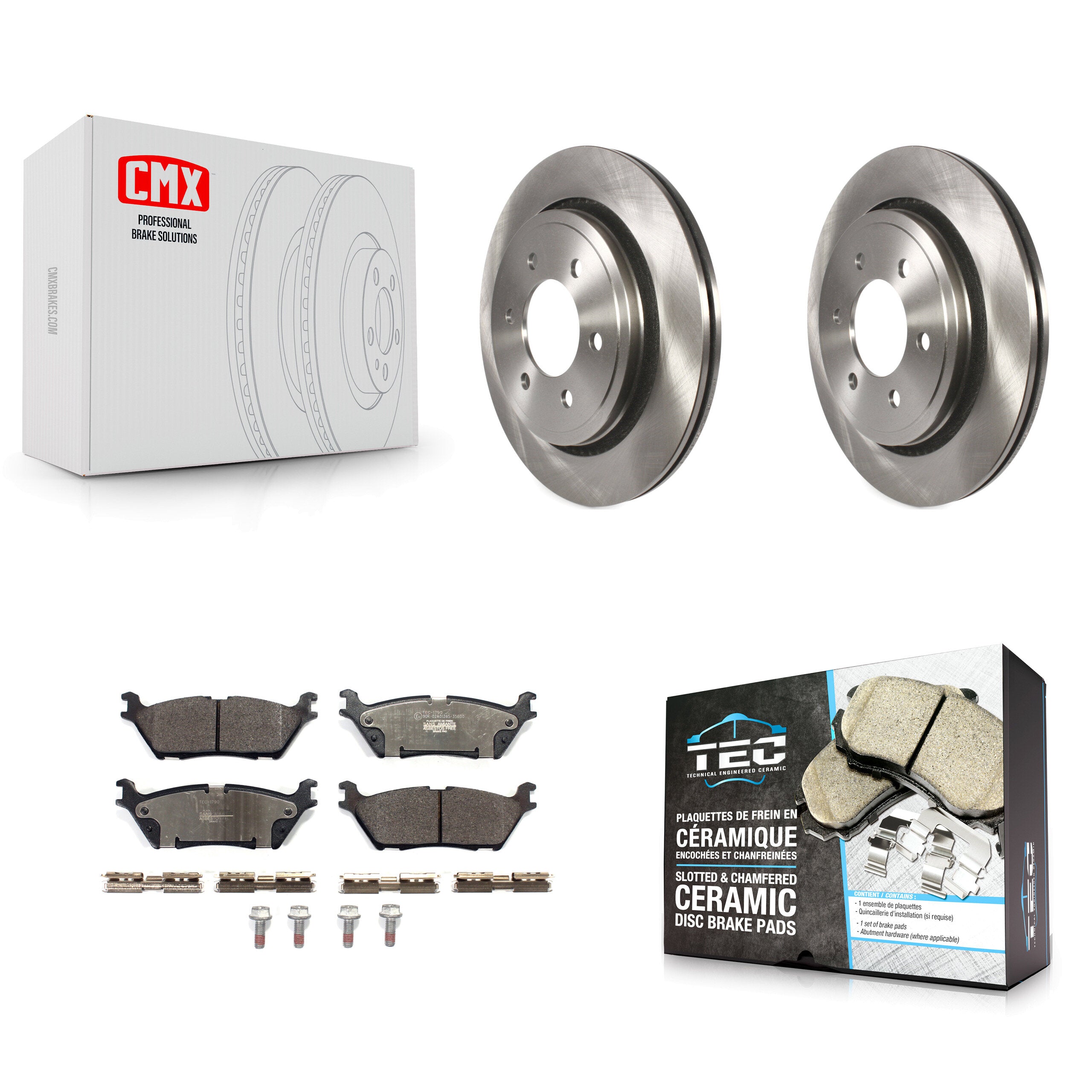 Transit Auto K8T-103021 Disc Brake Kit for 2015-2017 Ford F-150 - Rear product image