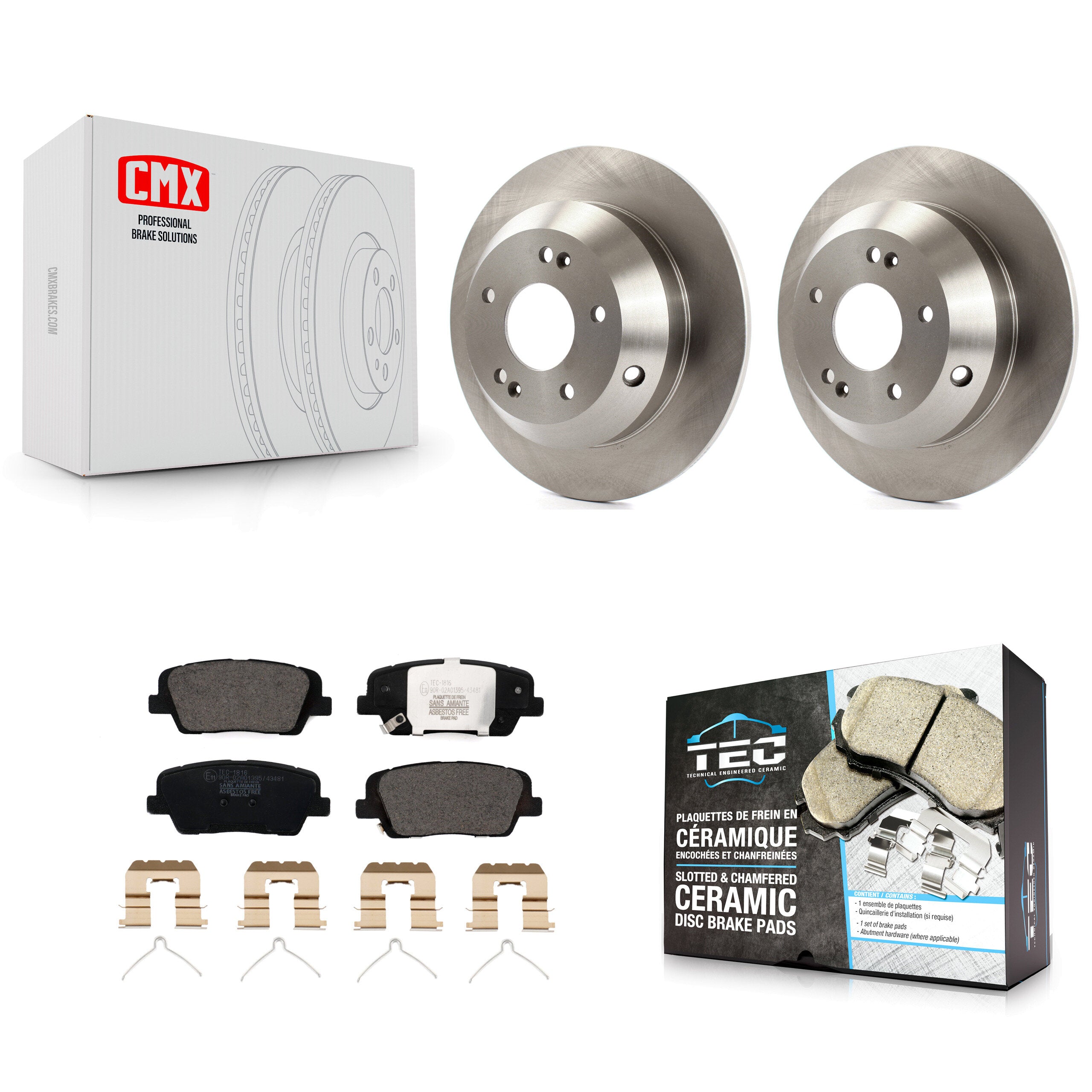 Transit Auto K8T-103022 Disc Brake Kit for 2014-2015 Kia Sorento - Rear product image