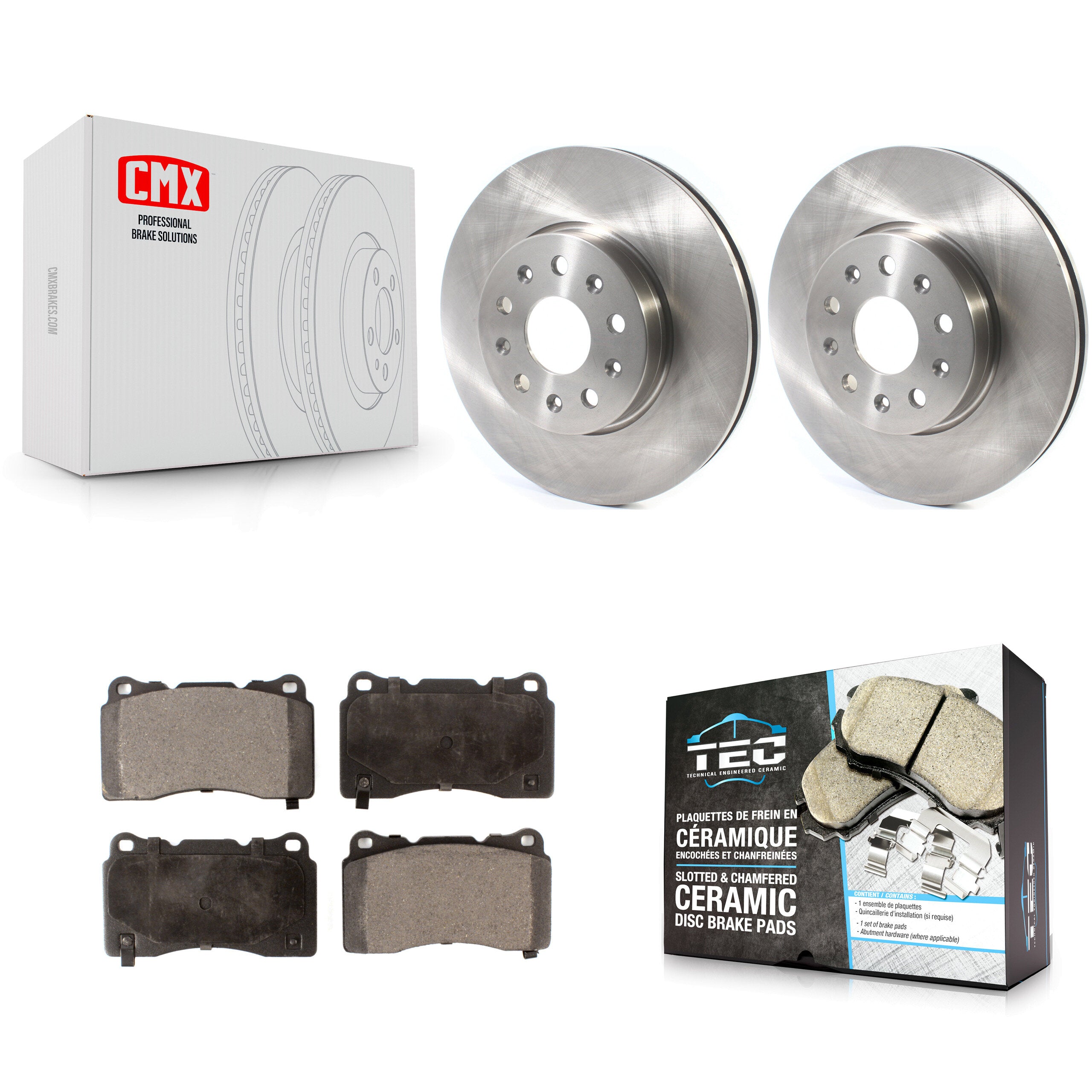 Transit Auto K8T-103031 Disc Brake Kit for 2014-2022 Chevrolet Camaro, Cadillac CTS, Cadillac CT6 - Front product image