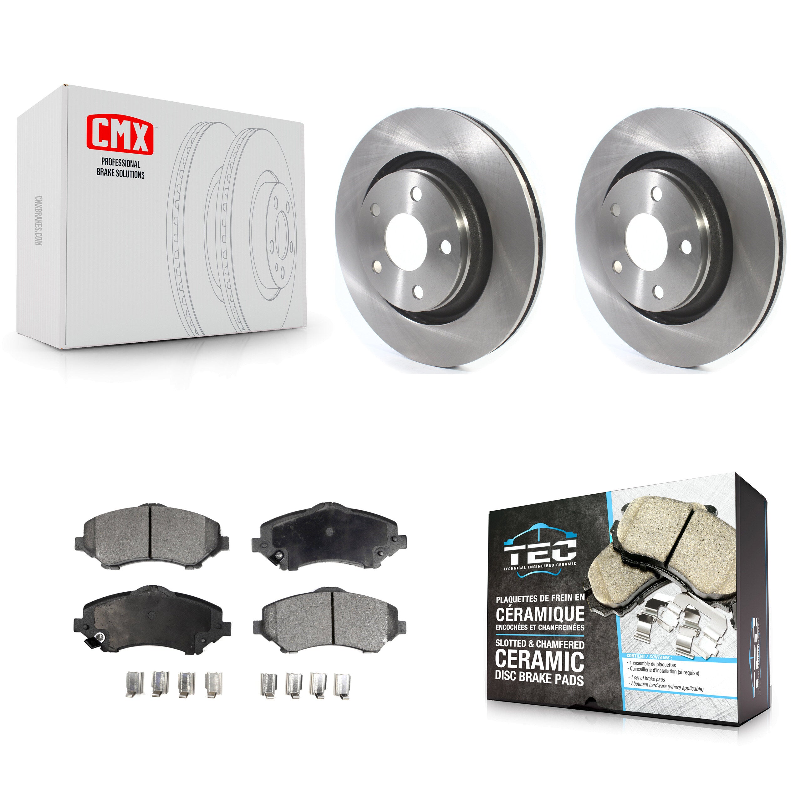 Transit Auto K8T-103042 Disc Brake Kit for 2013-2017 Jeep Wrangler - Front product image