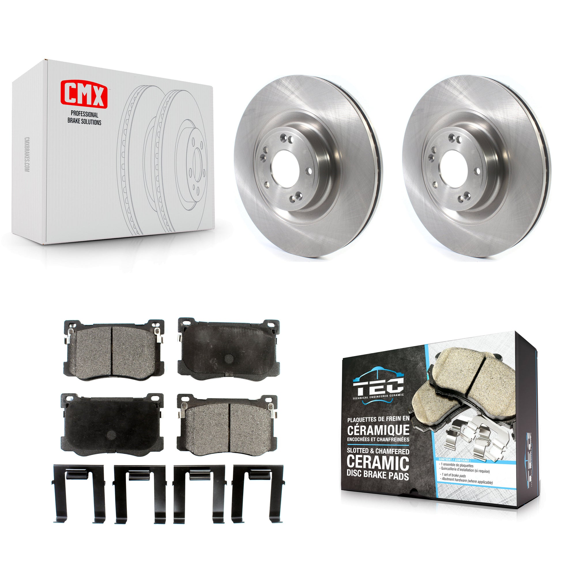 Transit Auto K8T-103052 Disc Brake Kit for 2015-2017 Genesis G80, Kia K900, Hyundai Genesis - Front product image