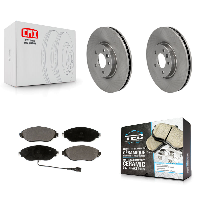 Transit Auto K8T-103055 Disc Brake Kit for 2013-2016 Volkswagen CC - Front product image