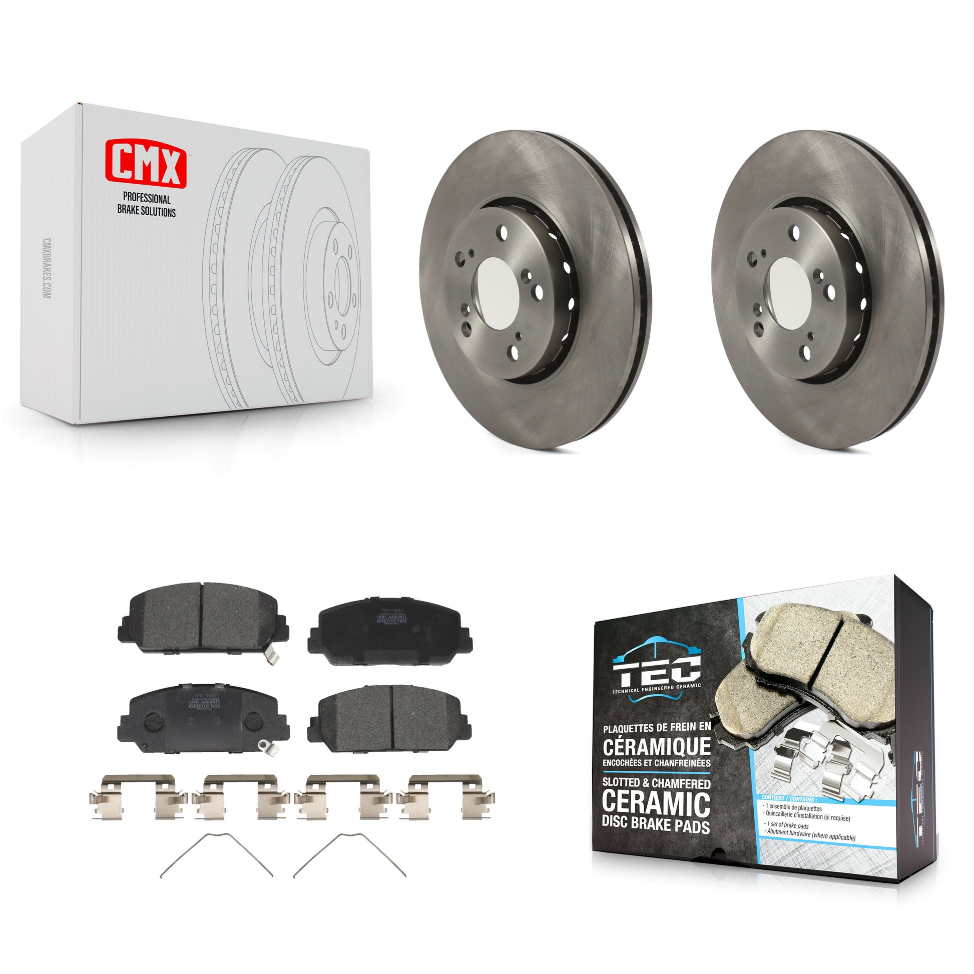 Transit Auto K8T-103056 Disc Brake Kit for 2014-2020 Acura RLX - Front product image