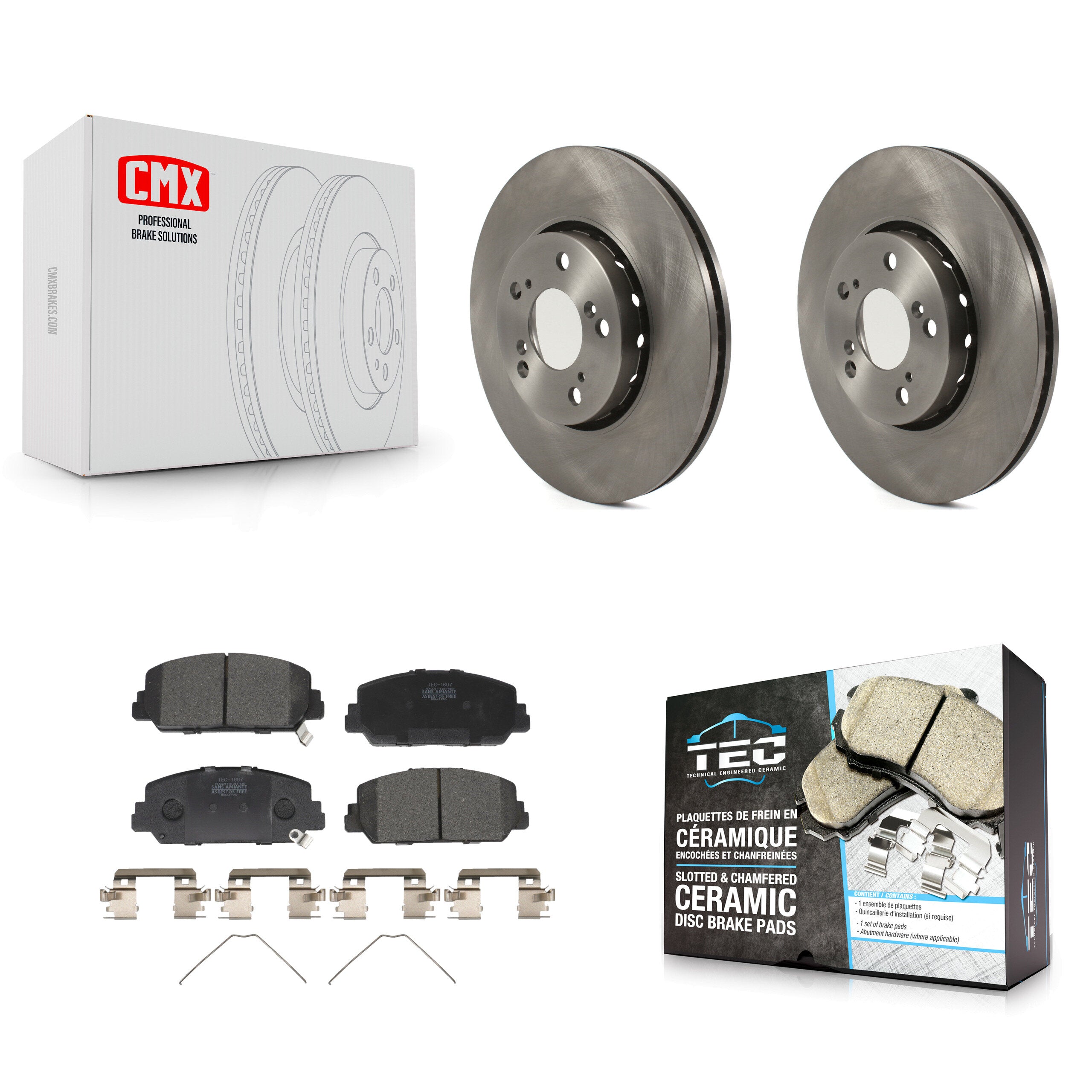 Transit Auto K8T-103056 Disc Brake Kit for 2014-2020 Acura RLX - Front product image