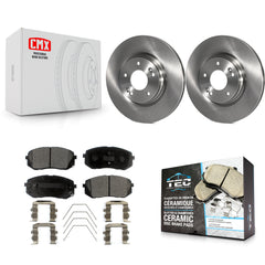 Transit Auto K8T-103060 Disc Brake Kit for 2018-2025 Hyundai Kona, Kia Seltos, Kia Forte5 & more - Front product image