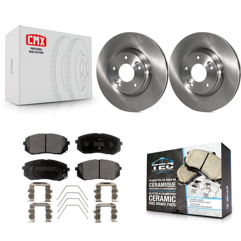 Transit Auto K8T-103060 Disc Brake Kit for 2018-2025 Hyundai Kona, Kia Seltos, Kia Forte5 & more - Front product image