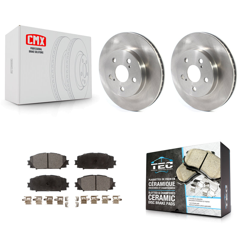 Transit Auto K8T-103064 Disc Brake Kit for 2016-2023 Toyota Corolla, Toyota Prius AWD-e, Toyota Prius Prime & more - Front product image