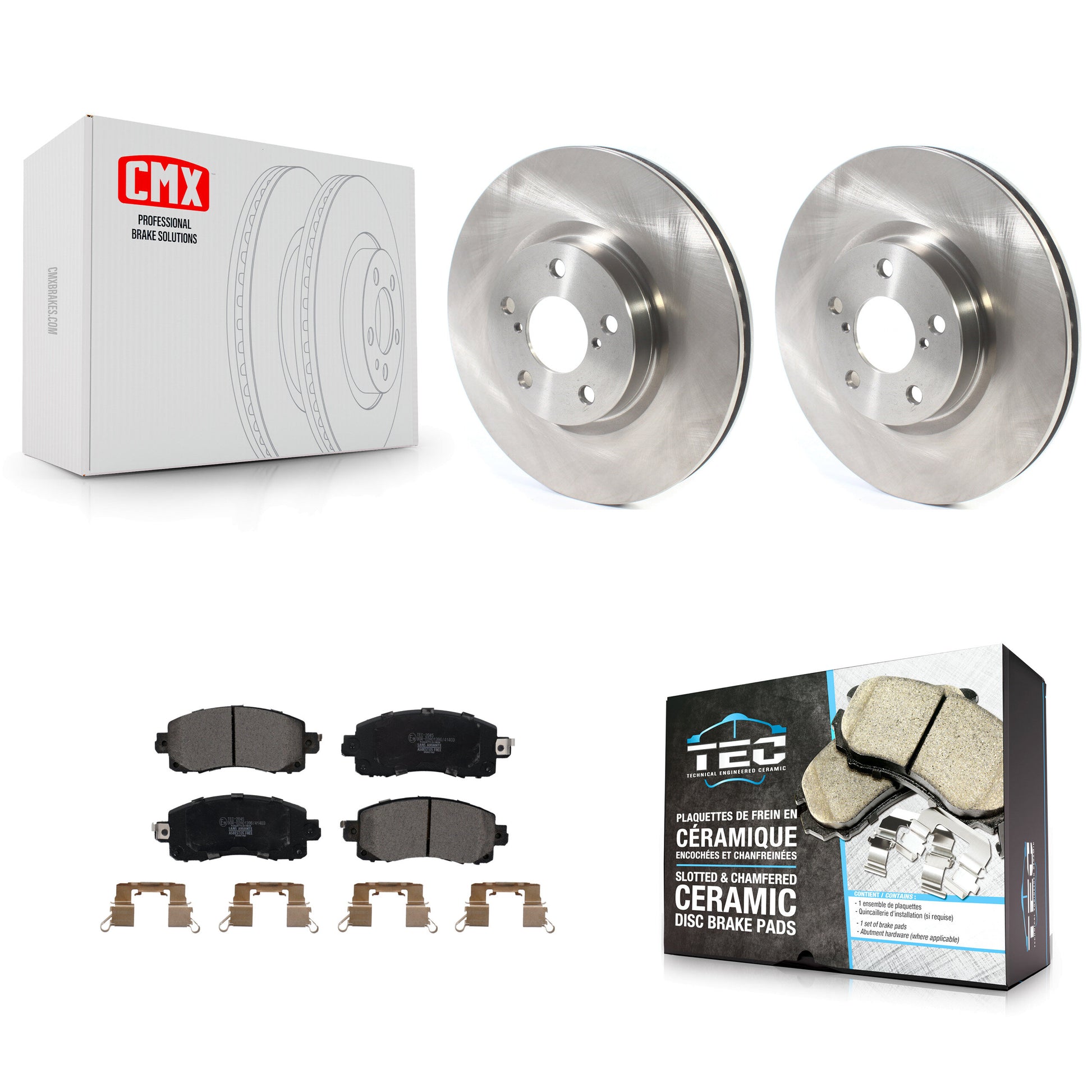 Transit Auto K8T-103071 Disc Brake Kit for 2017-2023 Subaru Impreza - Front product image