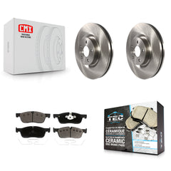 Transit Auto K8T-103074 Disc Brake Kit for 2015-2019 Jaguar E-Pace, Land Rover Discovery Sport, Land Rover Range Rover Evoque - Front product image