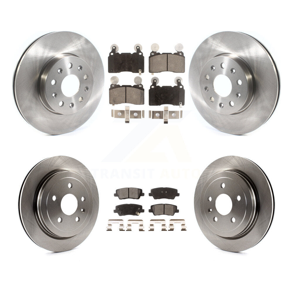 Transit Auto K8T-103083 Disc Brake Kit for 2016-2019 Cadillac CTS - Front and Rear product image