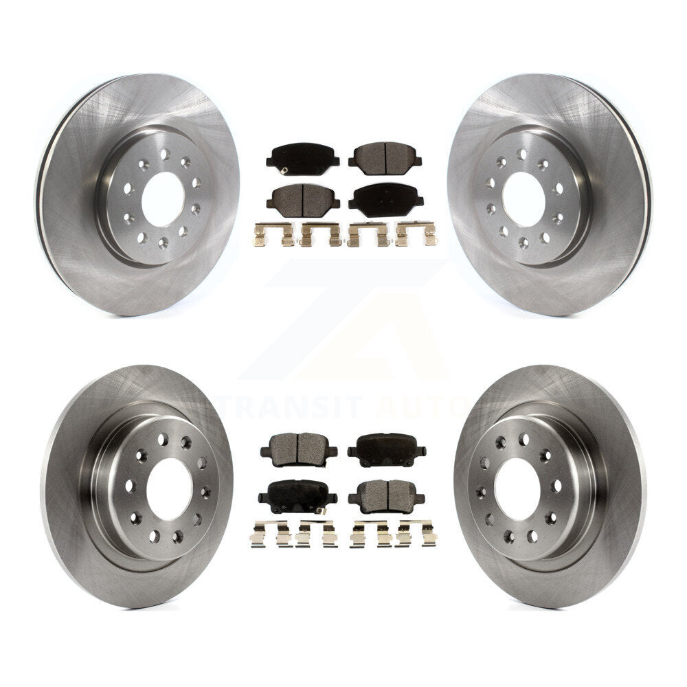 Transit Auto K8T-103085 Disc Brake Kit for 2017-2020 Buick Regal TourX, Chevrolet Equinox, GMC Terrain & more - Front and Rear product image
