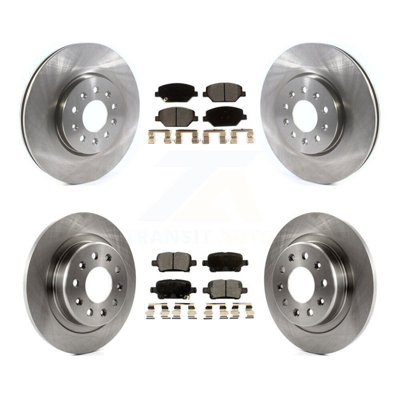 Transit Auto K8T-103085 Disc Brake Kit for 2017-2020 Buick Regal TourX, Chevrolet Equinox, GMC Terrain & more - Front and Rear product image