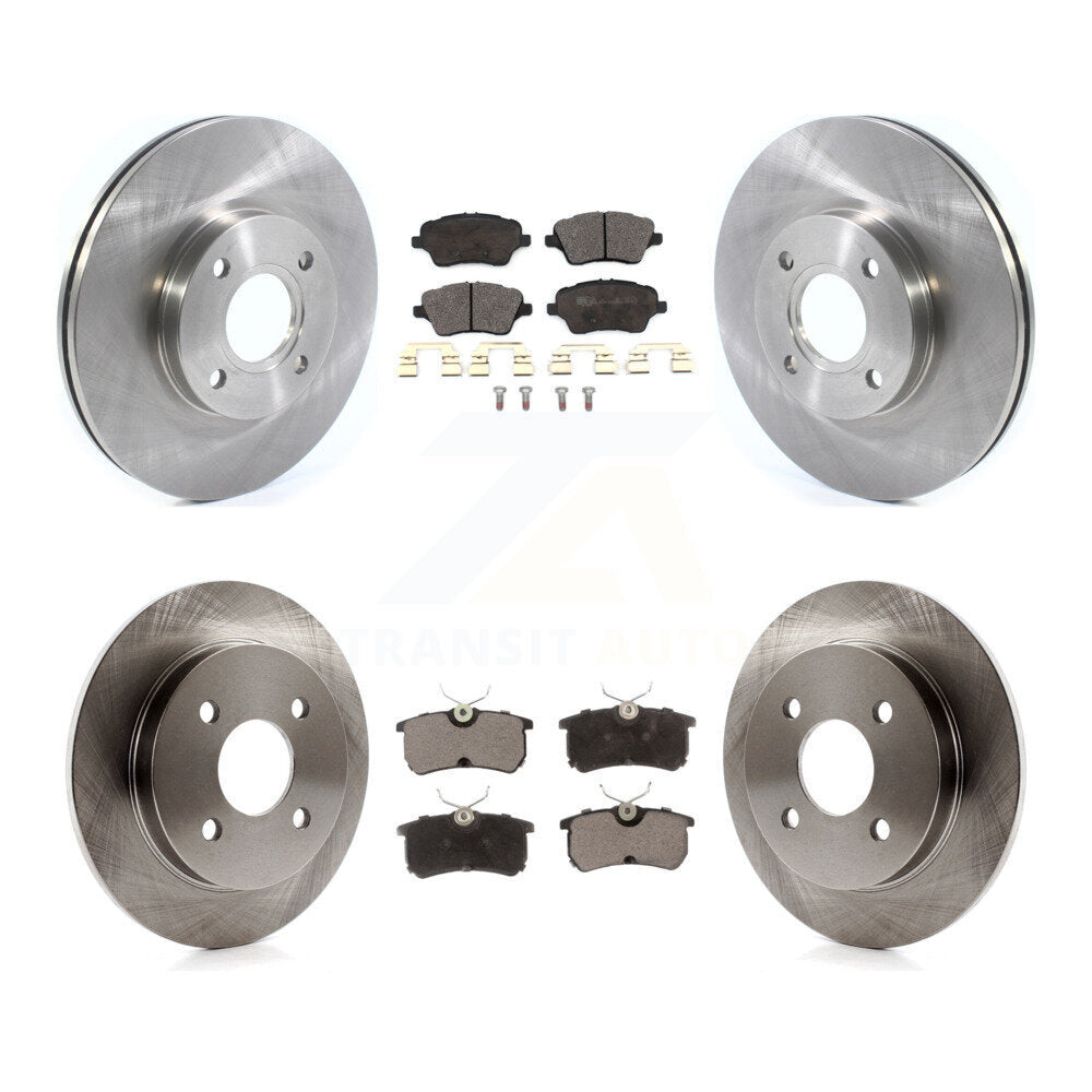 Transit Auto K8T-103091 Disc Brake Kit for 2014-2019 Ford Fiesta - Front and Rear product image