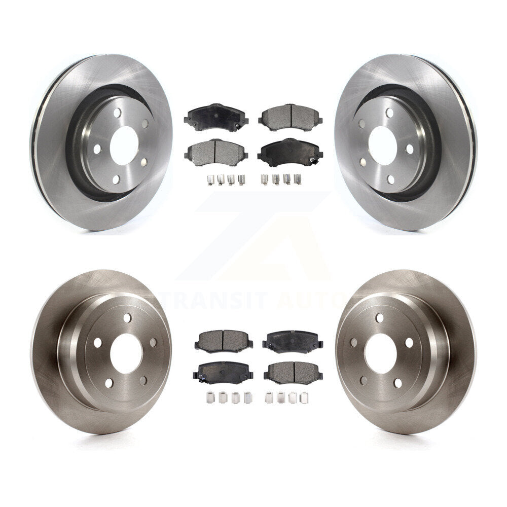 Transit Auto K8T-103094 Disc Brake Kit for 2013-2017 Jeep Wrangler - Front and Rear product image