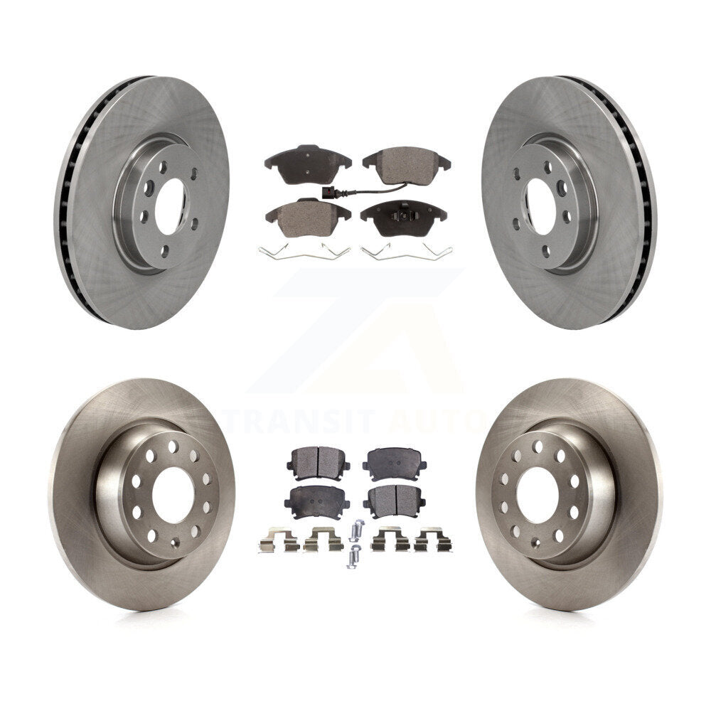Transit Auto K8T-103117 Disc Brake Kit for 2009-2012 Volkswagen CC - Front and Rear product image
