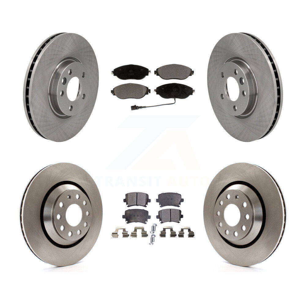 Transit Auto K8T-103119 Disc Brake Kit for 2013-2016 Volkswagen CC - Front and Rear product image