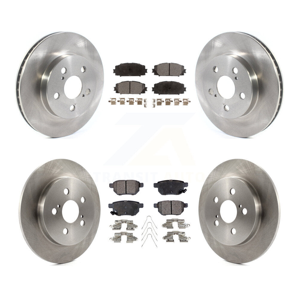 Transit Auto K8T-103137 Disc Brake Kit for 2016-2022 Toyota Corolla, Toyota Prius AWD-e, Toyota Prius Prime & more - Front and Rear product image