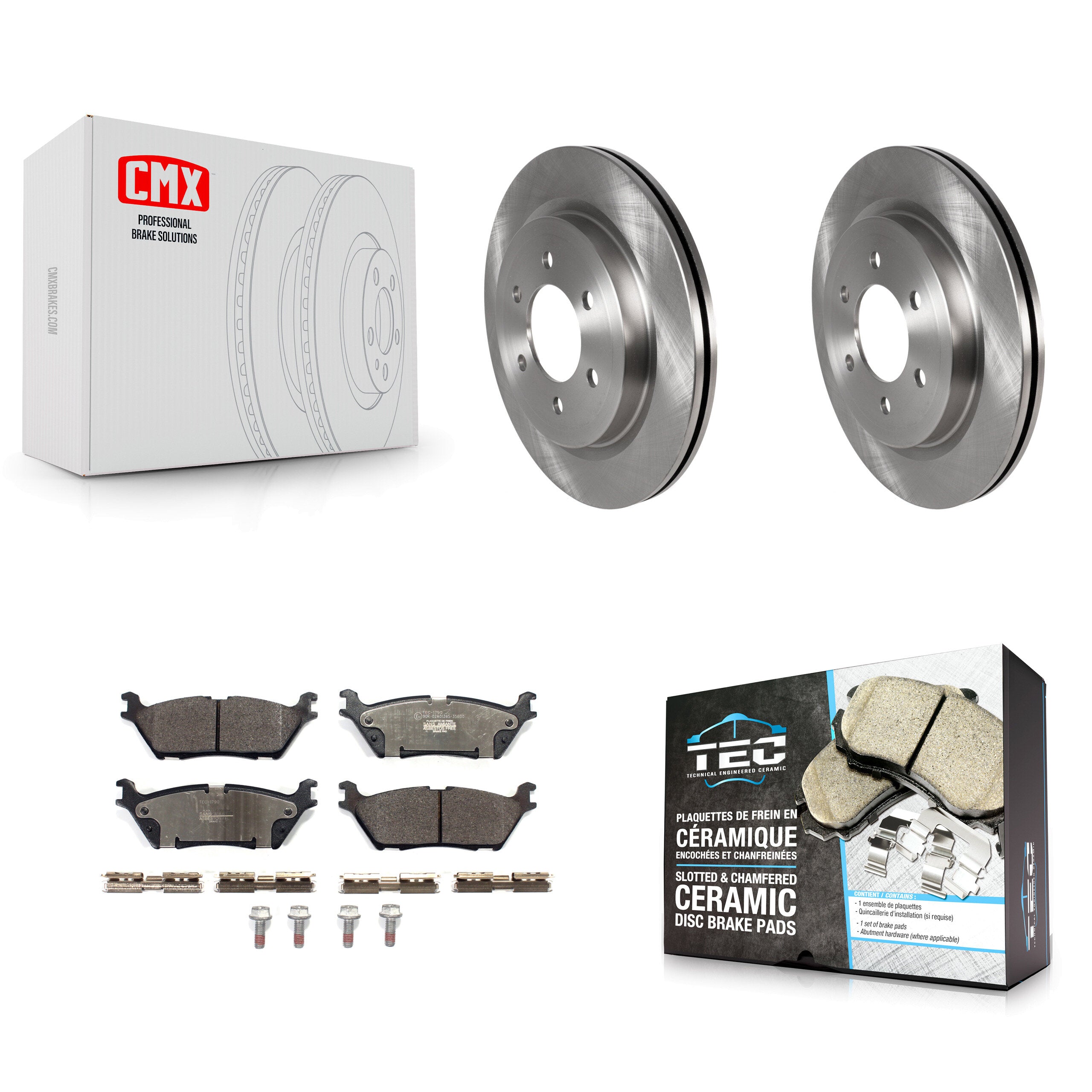 Transit Auto K8T-103155 Disc Brake Kit for 2018-2021 Ford Expedition, Ford F-150, Lincoln Navigator - Rear product image