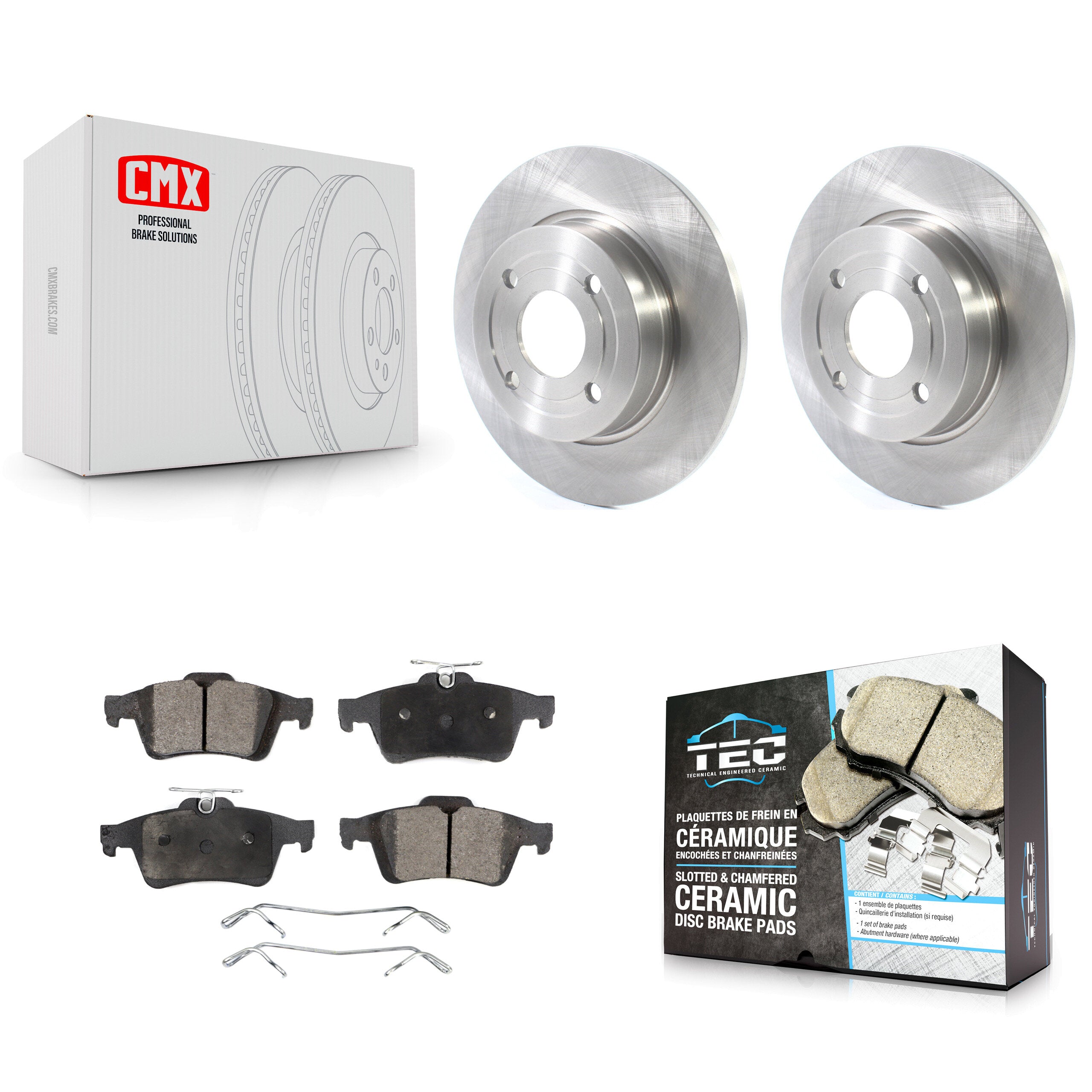 Transit Auto K8T-103156 Disc Brake Kit for 2018-2021 Ford EcoSport - Rear product image