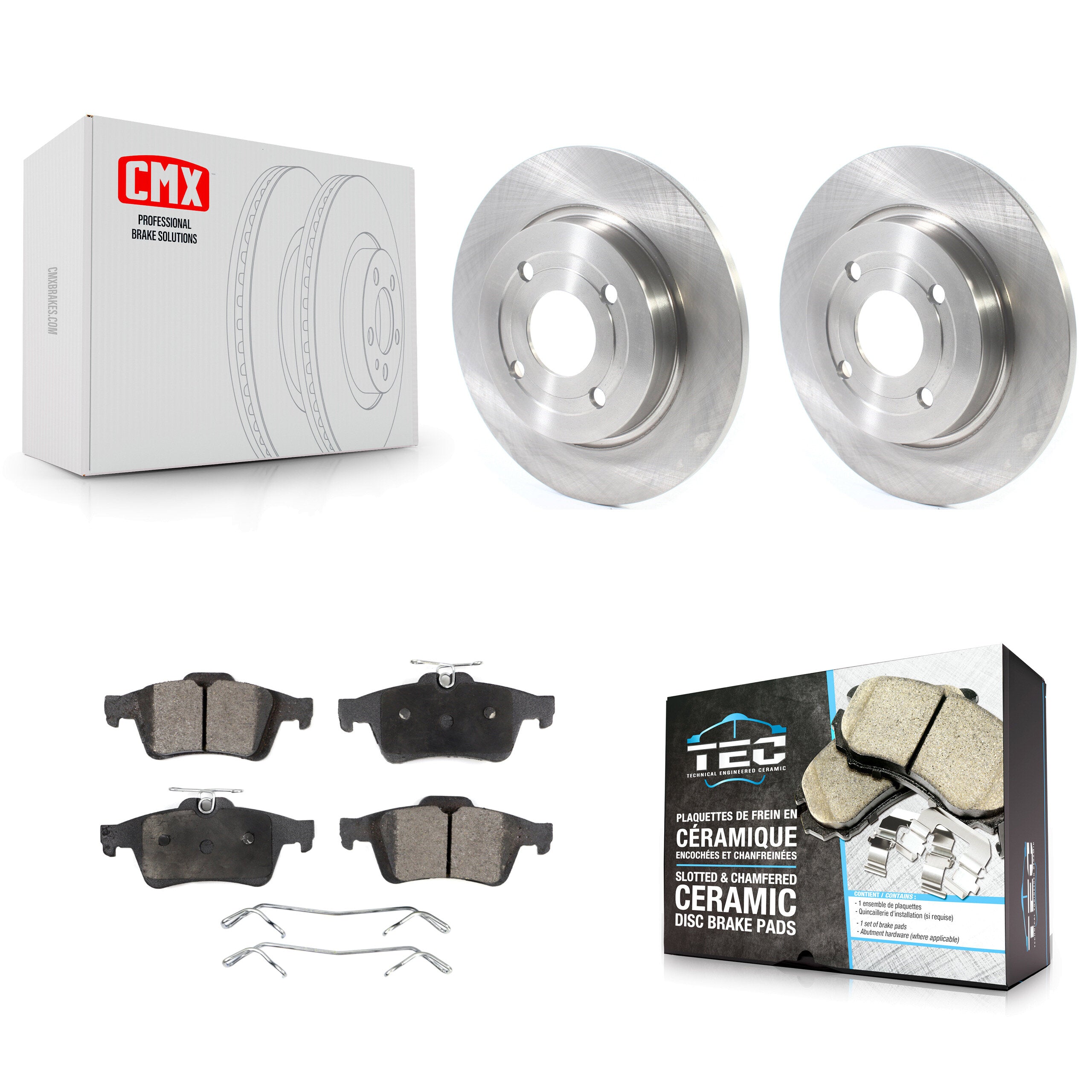 Transit Auto K8T-103157 Disc Brake Kit for 2018-2022 Ford EcoSport - Rear product image