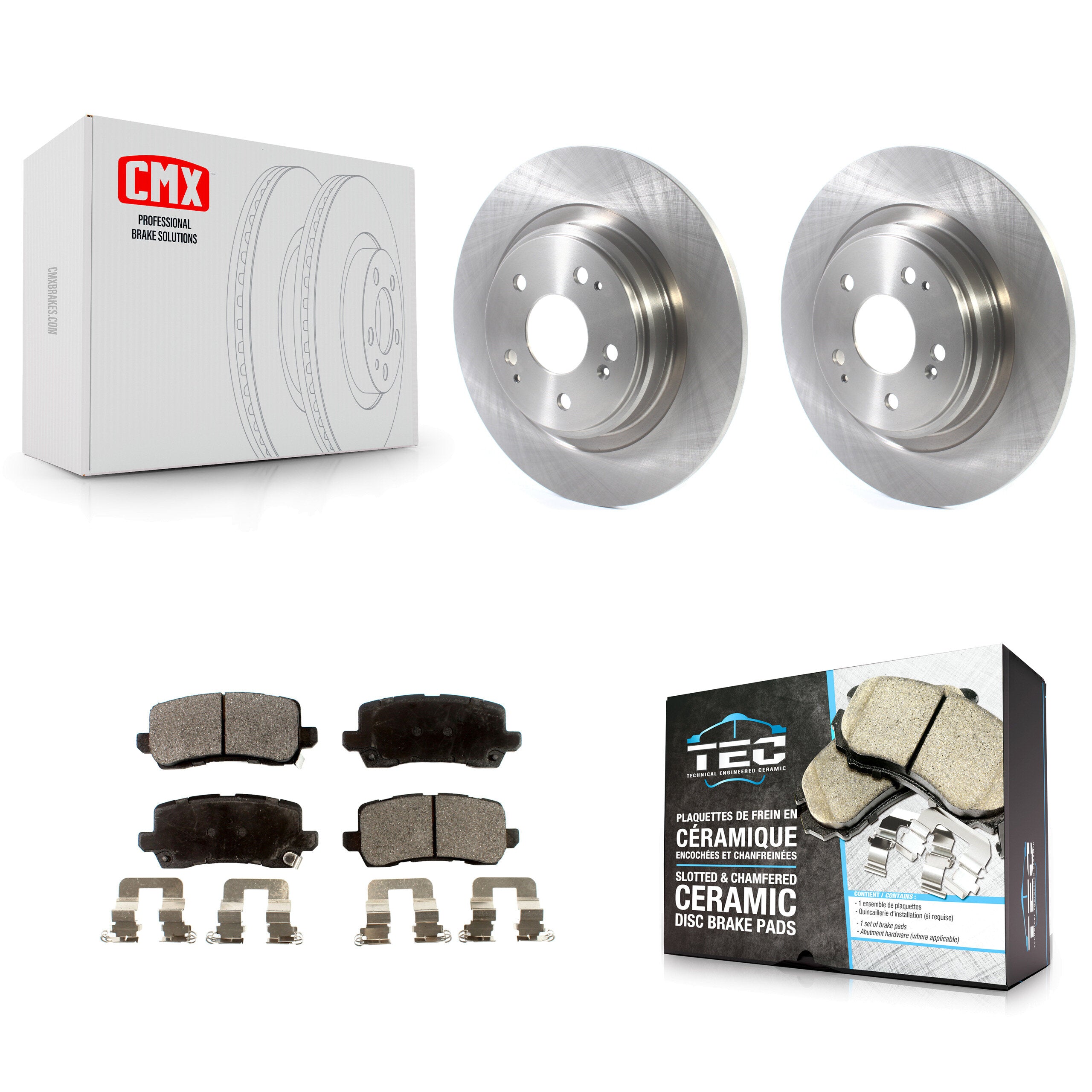 Transit Auto K8T-103163 Disc Brake Kit for 2017-2020 Acura MDX - Rear product image