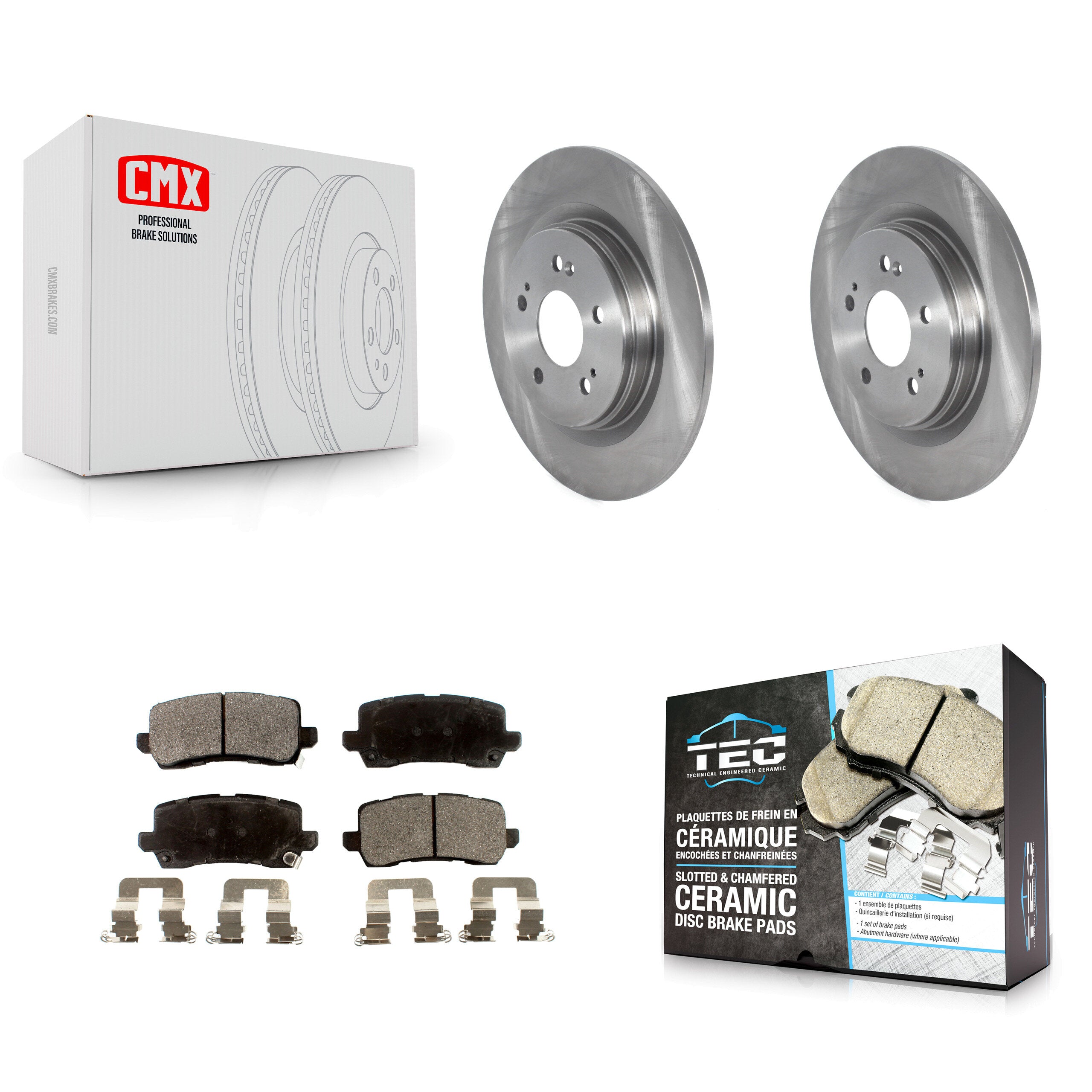 Transit Auto K8T-103167 Disc Brake Kit for 2018-2023 Honda Odyssey - Rear product image