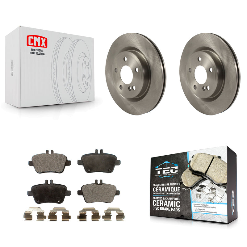 Transit Auto K8T-103169 Disc Brake Kit for 2014-2020 INFINITI QX30, Mercedes-Benz CLA250, Mercedes-Benz GLA250 - Rear product image