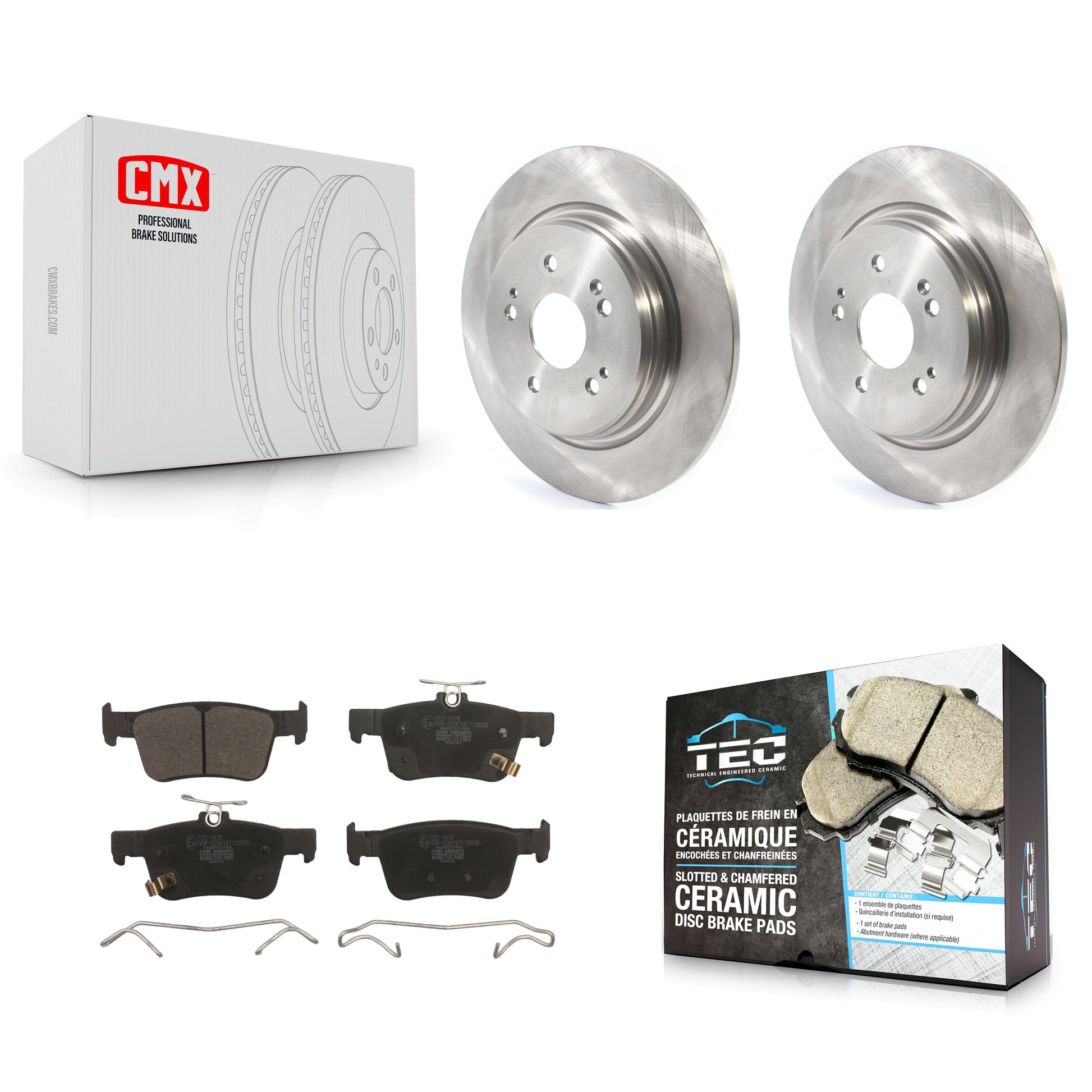 Transit Auto K8T-103170 Disc Brake Kit for 2019-2021 Acura RDX - Rear product image