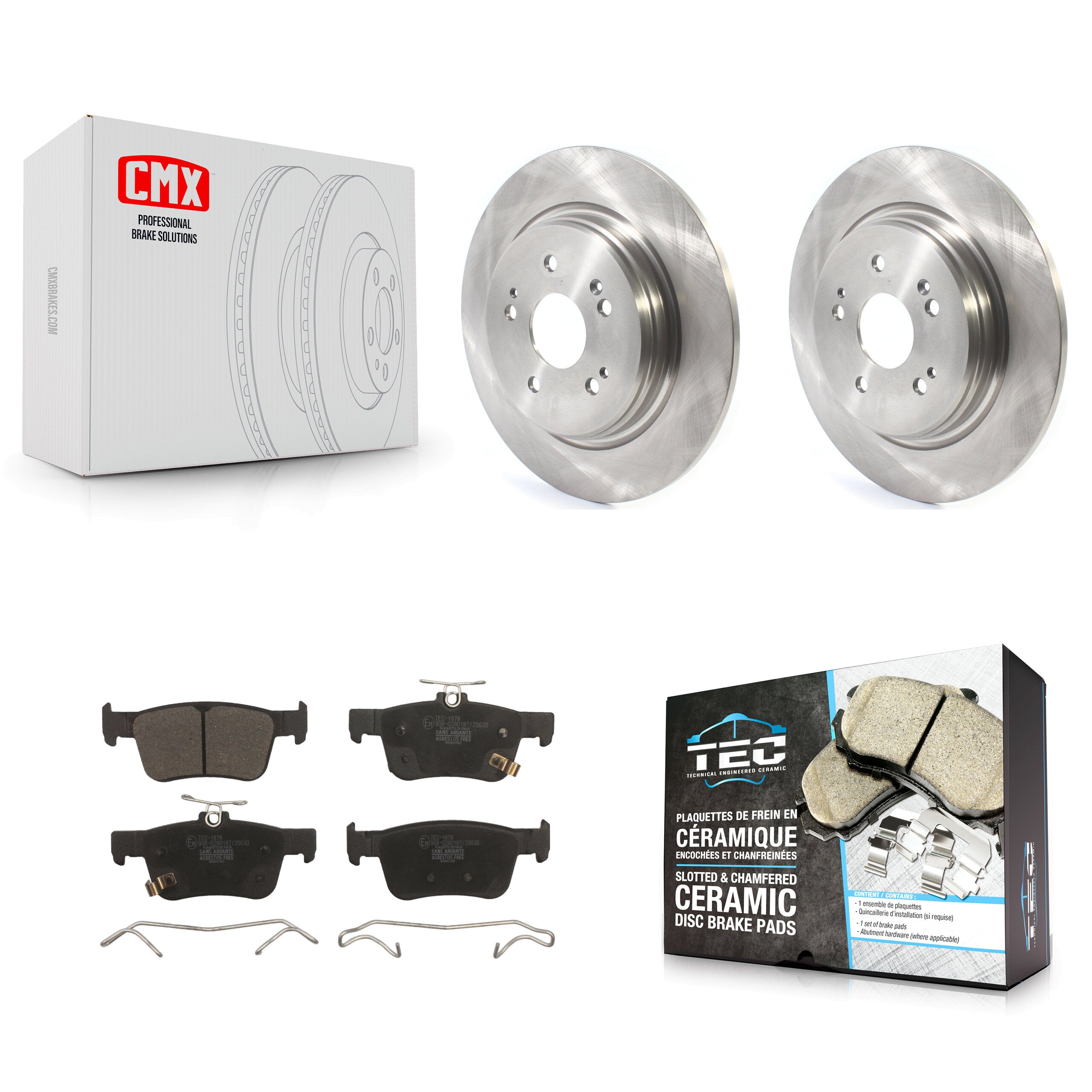Transit Auto K8T-103170 Disc Brake Kit for 2019-2021 Acura RDX - Rear product image