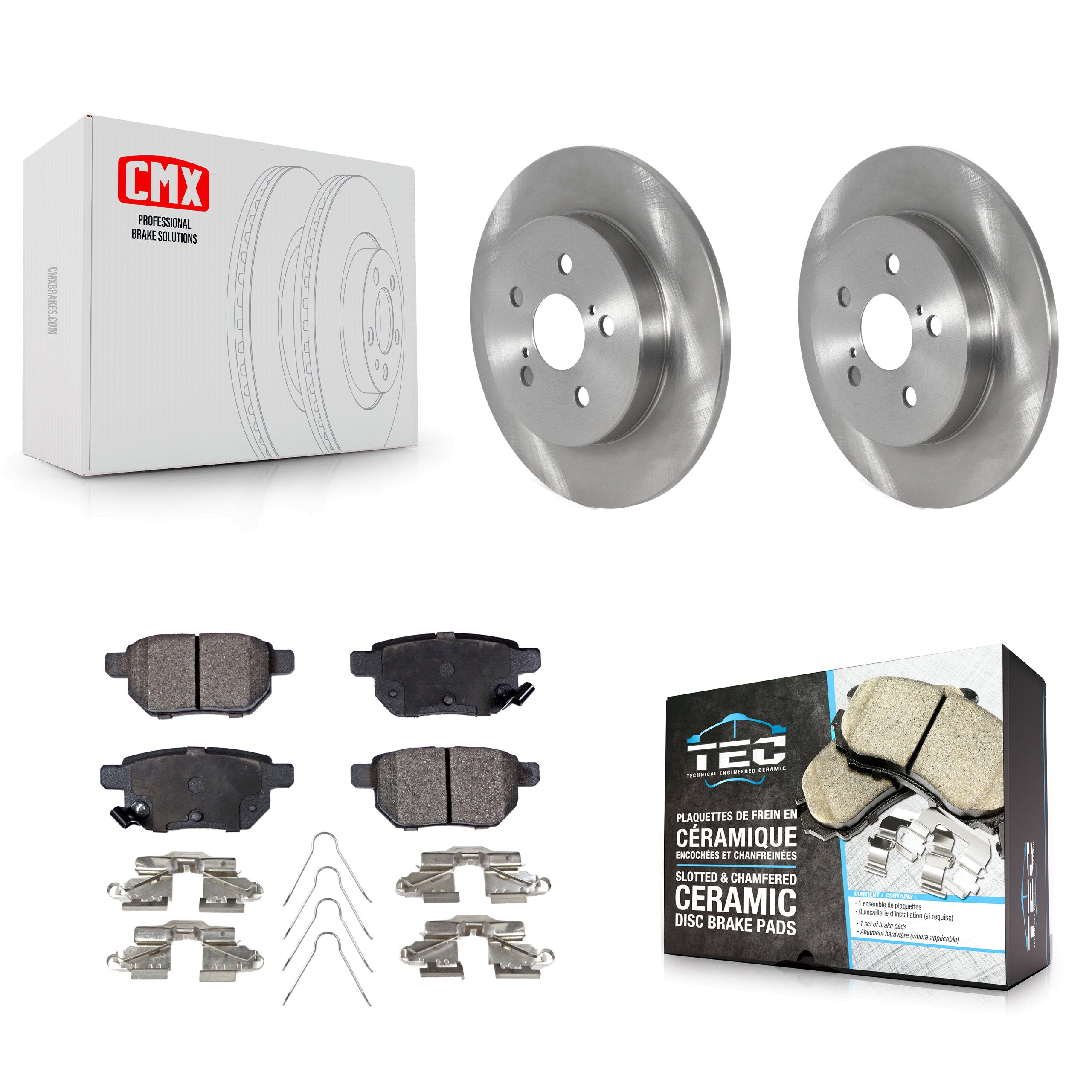 Transit Auto K8T-103171 Disc Brake Kit for 2019 Toyota Corolla - Rear product image