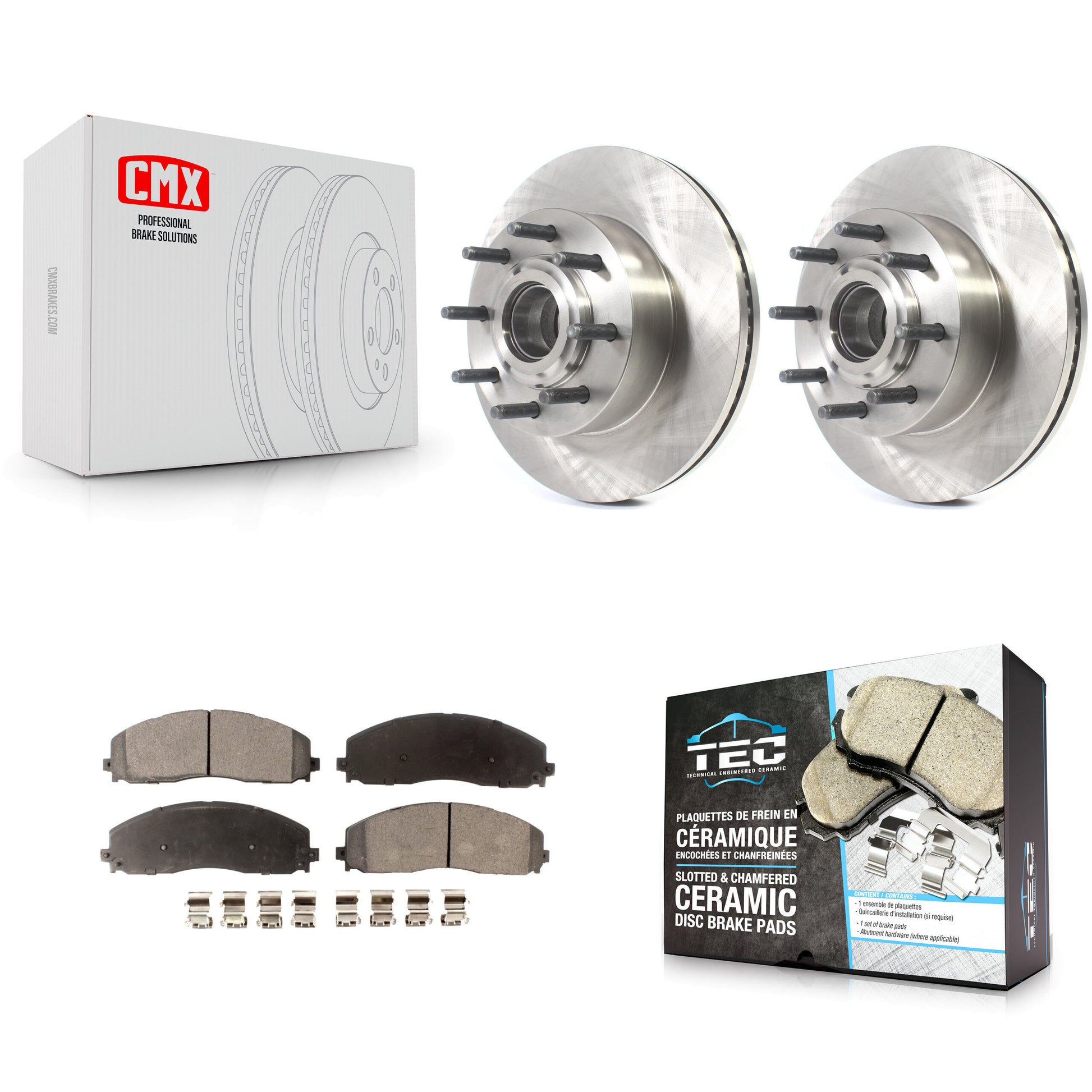 Transit Auto K8T-103175 Disc Brake Kit for 2013-2023 Ford F-250 Super Duty, Ford F-350 Super Duty - Front product image